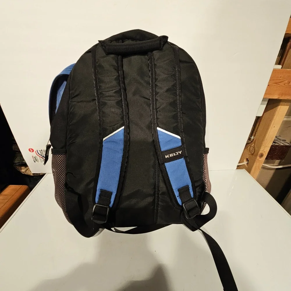 Kelty 201 Backpack Blue Grey Black Gorpcore Hiking School Bag‎